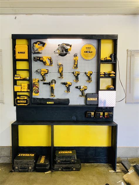 Tool Wall Storage Power Tool Storage Garage Tool Organization Diy