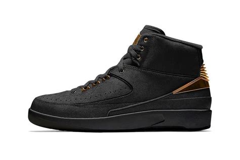 Air Jordan 2 Bhm Blackmetallic Gold Release Hypebeast