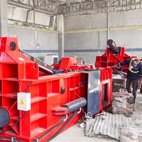 Car Body Metal Scrap Hydraulic Waste Baling Machine Press Baler