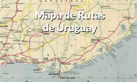 Mapa Rutas Uruguay