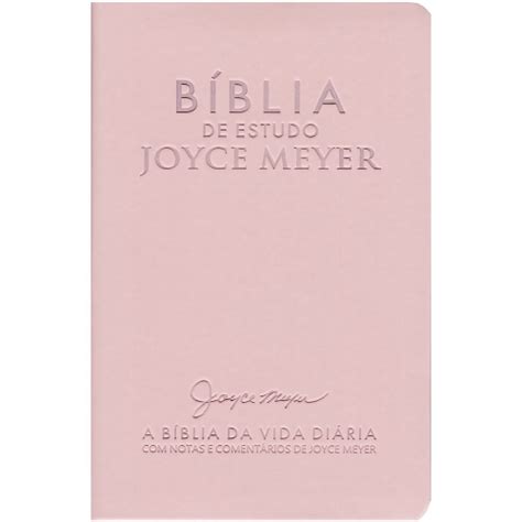 B Blia De Estudo Joyce Meyer Nvi Letra M Dia Capa Nude Em Promo O