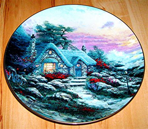 Thomas Kinkade S Enchanted Cottage Seaside Cottage Thomas Kinkade Plate