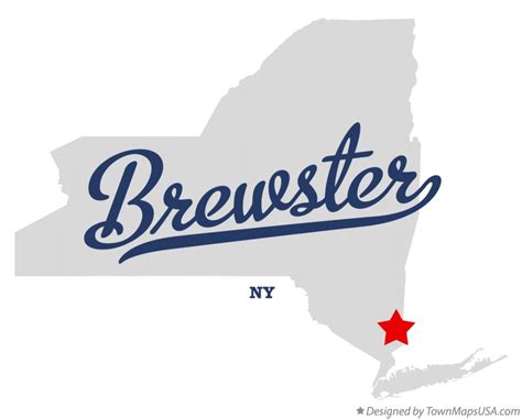 Map of Brewster, NY, New York