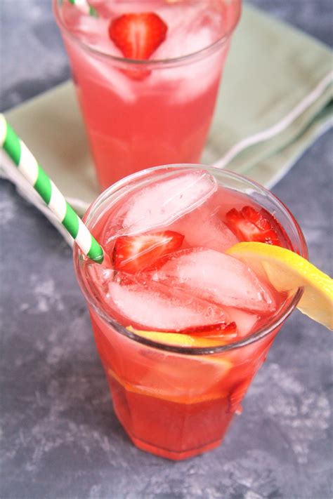 Starbucks Copycat Strawberry Acai Lemonade Refresher The Tasty Bite