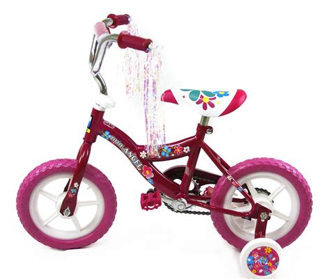 Little Angel Flower 12-inch Girls Bike (Pink) - Walmart.com