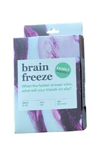 Brain Freeze Card Game 1 Ct Kroger