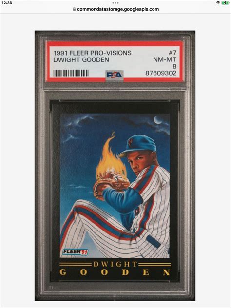 Dwight Gooden Graded Fleer Pro Vision