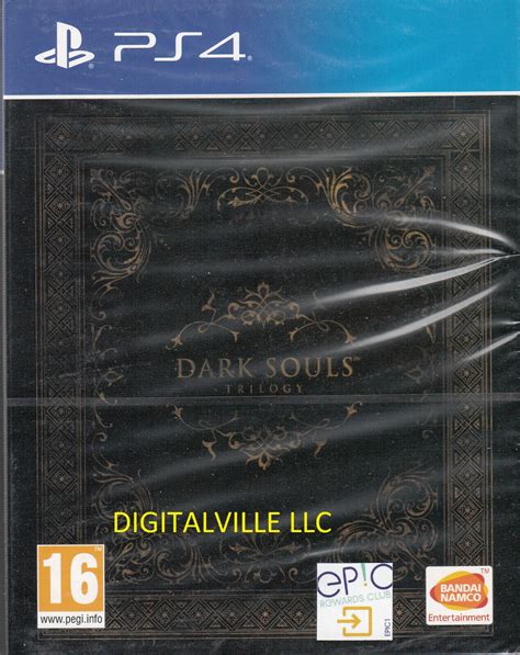 Dark Souls Trilogy PS4 Sony PlayStation 4 Brand New Factory Sealed All ...