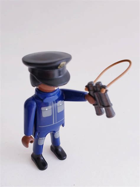 Geobra Playmobil Figure Policeman Toy Security Officer Toy Etsy