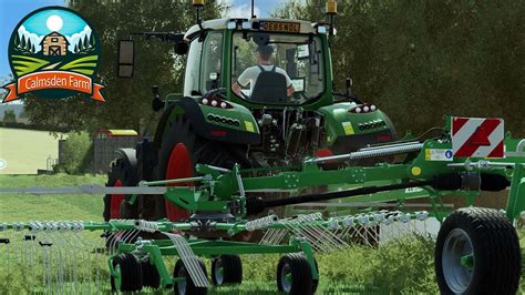 LS22 CALMSDEN FARM 28 Zetter Und Schwader Im Einsatz FARMING