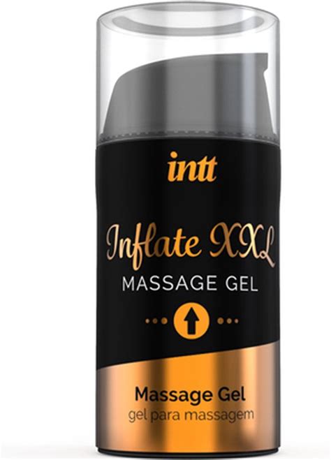 INTT Inflate XXL Massage Gel Dildo Vibrator Penis Penispomp Extender Bol