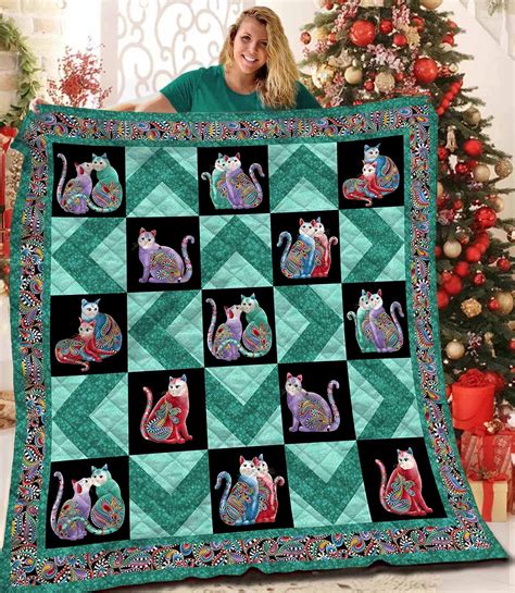 Cat B171009 Quilt Blanket Woonistore Cat Quilt Patterns Quilts Quilt Blanket