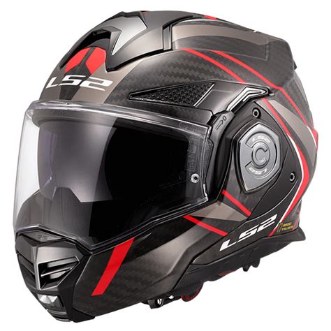 LS2 Advant X Carbon - Future II Red - FREE UK DELIVERY