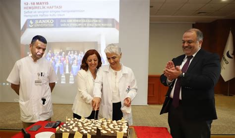 SANKO Üniversitesi Hastanesinde Hemşirelik Haftası kutlandı