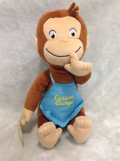 CURIOUS GEORGE PLUSH DOLL BOOTS MONKEY PLUSH STUFFED Animal TOYS For Baby Girls-in Movies & TV ...