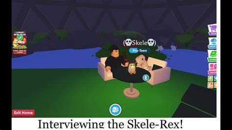 Interviewing Pets Episode 3 Interviewing The Skele Rex Roblox