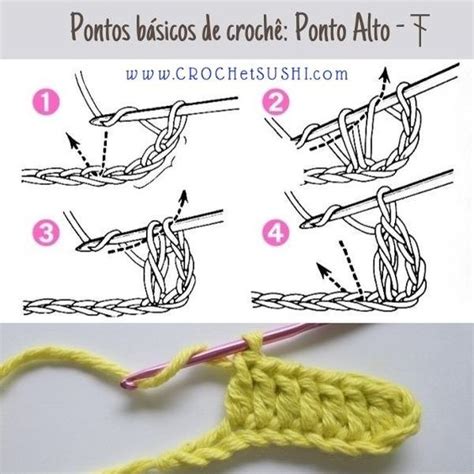 Luty Artes Crochet Pontos B Sicos De Croch