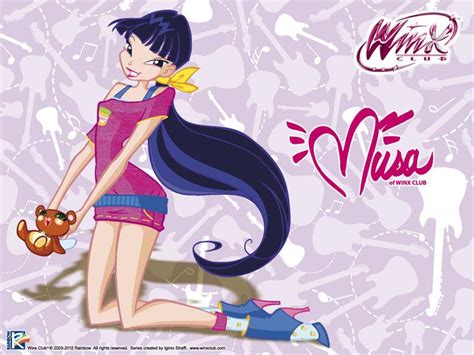 Musa With Her Pet The Winx Club Fairies Wallpaper Fanpop