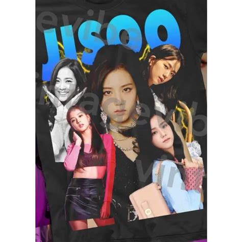 Jisoo Vintage Vibe Bootleg Tee T Shirt Oversized Unisex Dtg Print