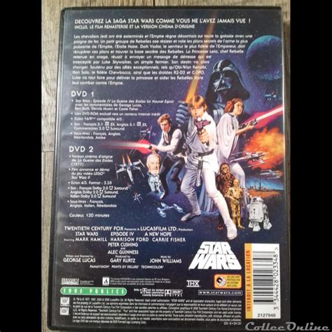 Star Wars Iv Un Nouvel Espoir Edition Limit E Dvd Diverso