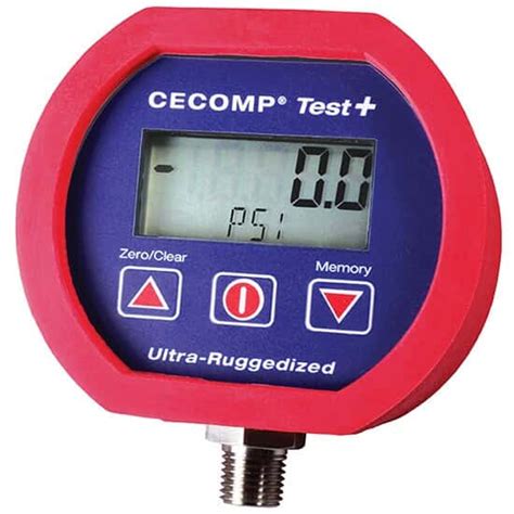 Cecomp Test Battery Powered Digital Vacuum Gauge To Psig