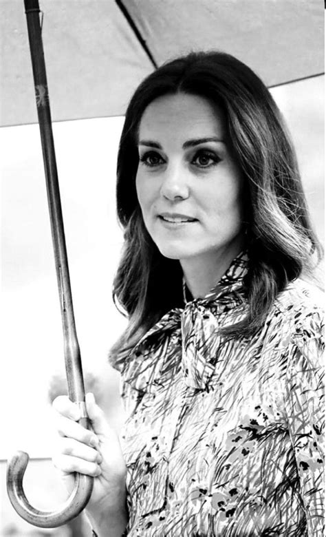 Catherine Middleton Duchess Catherine Kate Middleton Black N White