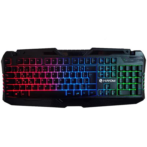 Teclado Gamer Rgb Ilumina O Teclas Resistentes Semi Mec Nico Abnt