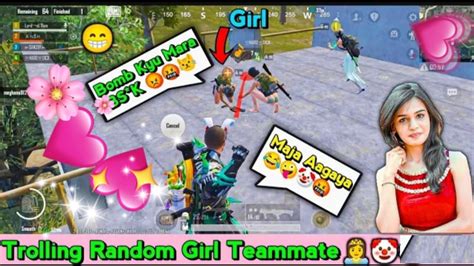 Trolling Random Girl For Fun Trolling Teammates Funny Moments