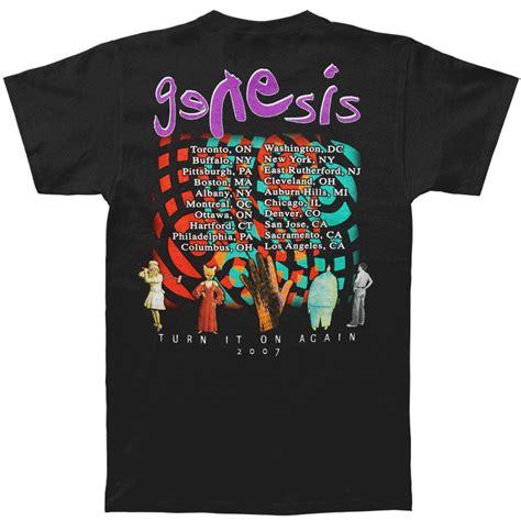 Genesis Album Collage 07 Tour T Shirt 103683 Rockabilia Merch Store