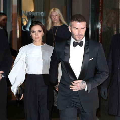 Photo David Beckham Et Sa Femme Victoria Beckham La Soir E Portrait