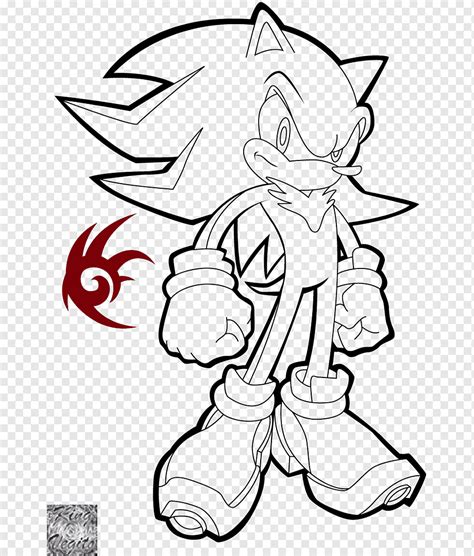 desenhos  colorir shadow  hedgehog super shadow sonic