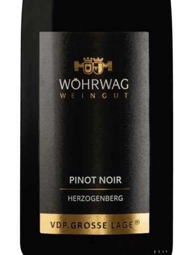 Weingut Wöhrwag Untertürkheimer Herzogenberg Pinot Noir GG Vivino