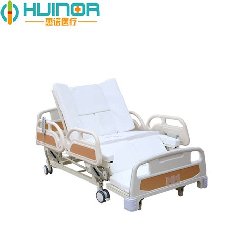 Adjustable Modern Medical Bed Electric Multi-function 4 Small Guardrail ...