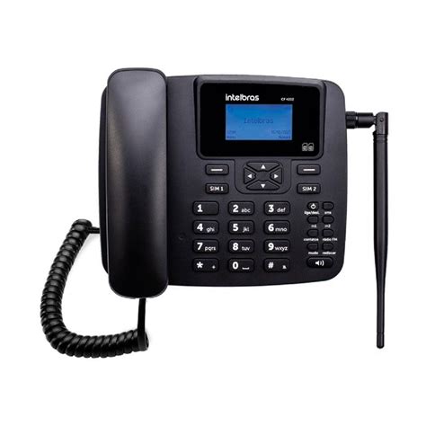 Telefone Celular Rural Fixo Intelbras GSM CF 4202 Dual SKit 4114202