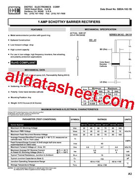 SK108 Datasheet PDF DIOTEC Electronics Corporation