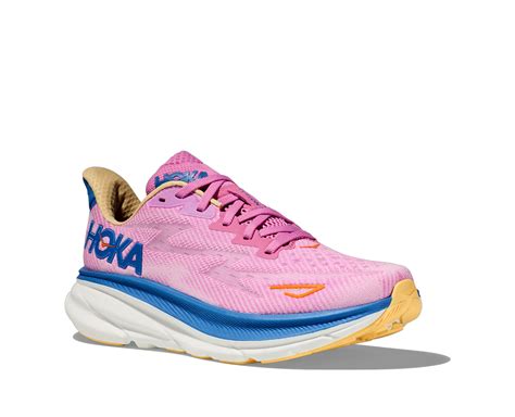 HOKA CLIFTON 9 W WIDE CYCLAMEN SWEET LILAC TRAILPOINT