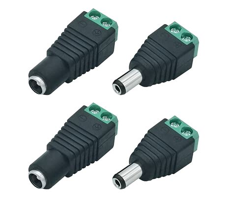 12v Dc Power Connector 55mm X 21mm 24v Power Jack Plug Barrel Adapter For Cctv