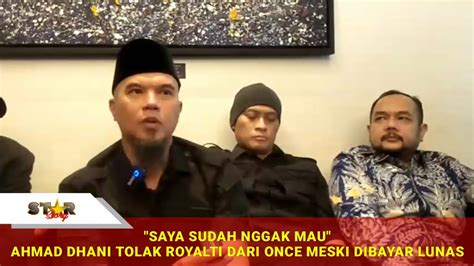 Tegas Larang Once Bawakan Lagu Dewa Meski Bayar Royalti Ahmad