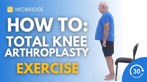 How To Do A Total Knee Arthroplasty TKA Exercise 30 Seconds