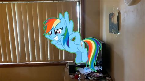 Rainbow Dash Is In My Room Mlp In Real Life Youtube