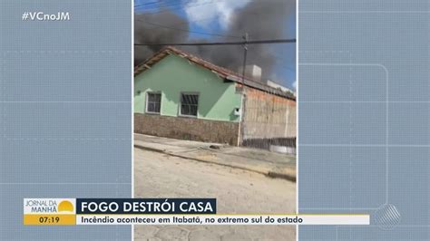 Incêndio Atinge Casa De Idosa Deficiente Visual No Extremo Sul Da Bahia