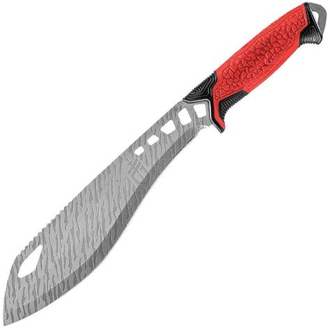 Gerber Versafix Pro Machete Red Rubber Acid Sawback Stainless Blade ...