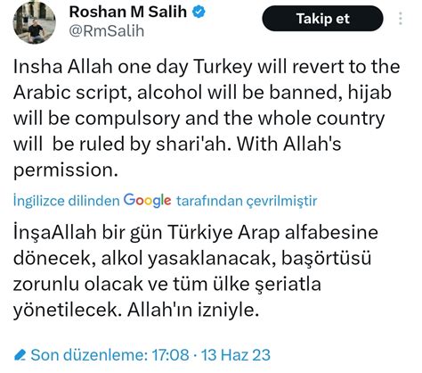 öyle birisi on Twitter Pakistanlı din kardeşlerimizin şeriat