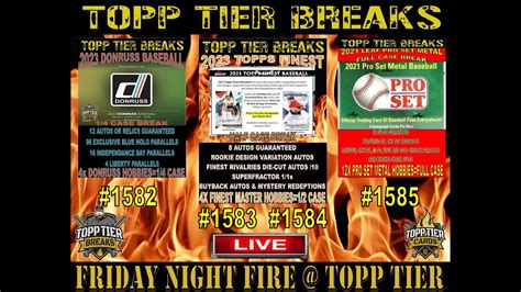 Friday Night Fire Topp Tier Donruss Finest