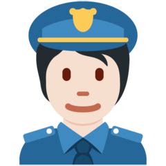 Police Officer Light Skin Tone Emoji