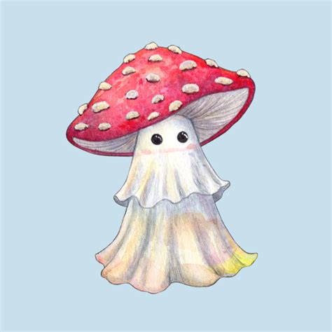 Mushroom Ghost - Ghost - T-Shirt | TeePublic