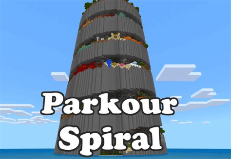 Parkour Spiral For Minecraft Pocket Edition