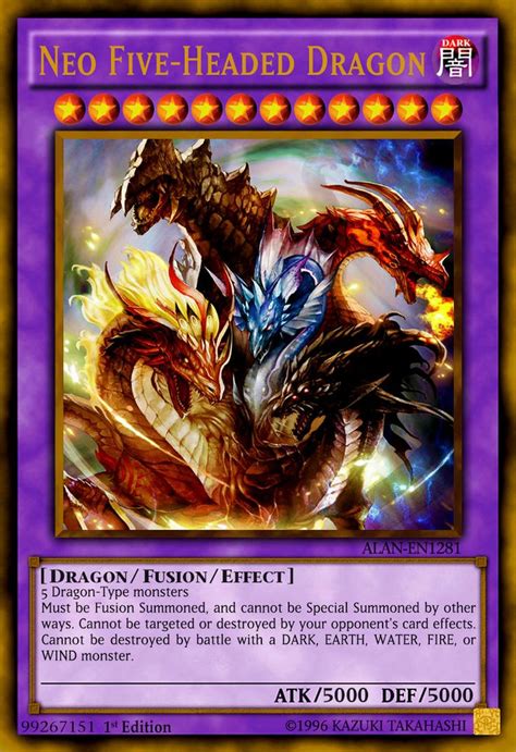 Neo Five-Headed Dragon by ALANMAC95 on DeviantArt | Yugioh, Legendary ...