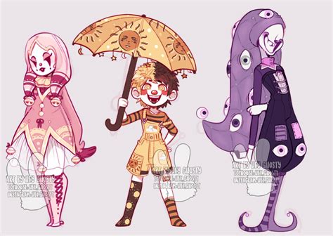 Clown Adopts Open Adoptables By Dayecreepy On Deviantart