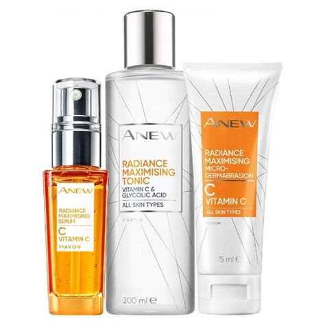 Zestaw Dla Kobiety Avon Anew Radiance Zestaw W Mikrodermabrazja